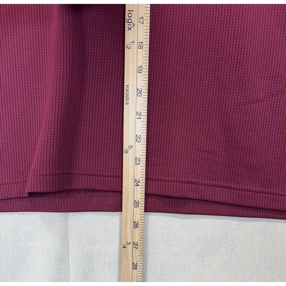 Starter Texas A&M Aggies Polo Shirt Mens XL Maroon Short Sleeve Textured Logo - Picture 3 of 16